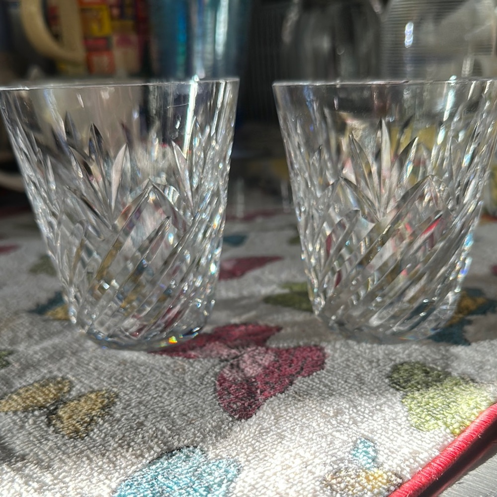 Waterford Silver Crystal Drinkware Tumblers